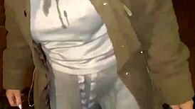 Cracky Is Offered a Cigarette to Finger Her Bum and Piss in Public.