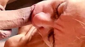 double pleasure with blowjob and dildo