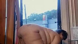 BBW Ass Teaser POV Licks and Sucks Big Black Cock