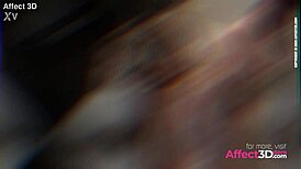 Officer on dick in 3D futanari animation, wow! 😍