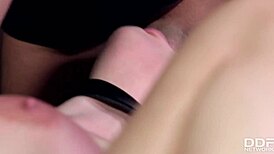 cathy heaven endures intense bdsm ass fucking with big tits bound