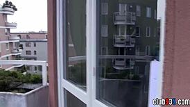 big tit teen gets fucked doggystyle by handyman