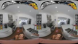 Virtual Porn Features Dirty Interracial Dick Down For Ebony Babe Madi Laine