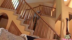 bored blonde tries anal toys and gets both holes pounded