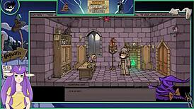 Witch trainer silver part 16 with brunette anime asian game cartoon