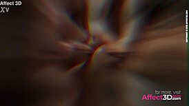 Officer on dick in 3D futanari animation, wow! 😍