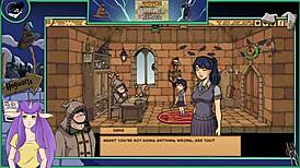 Witch trainer silver part 16 with brunette anime asian game cartoon