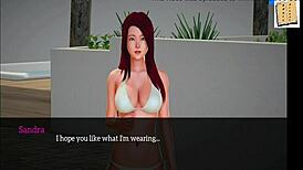 Watch my new family episode 12 with teen redhead big tits and ass in hentai action