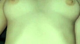 teen brunette argentinian takes creampie in tight petite ass during anal pounding