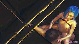 Damn, Jinx Gets Hard Uncensored Sex in League of Legends Hentai!