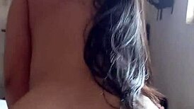 I Love Sitting on My Stepbrother's Huge Cock While Watching TV