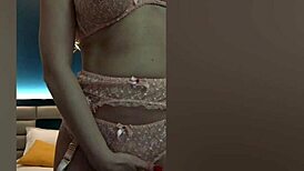 passionate milf fondles wet pussy on camera