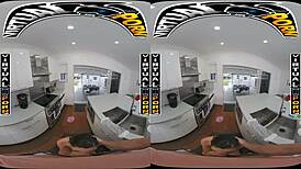 Virtual Porn Features Dirty Interracial Dick Down For Ebony Babe Madi Laine