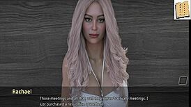 wvm 51 rachael looks hot in her swimsuit, big tits and ass on display in this anime cartoon