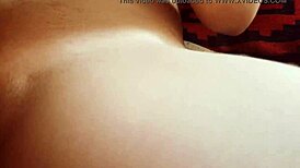 Latina teen with big ass rides dick in reverse cowgirl for creampie