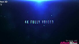 Officer on dick in 3D futanari animation, wow! 😍