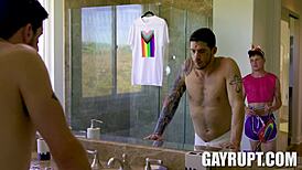 Wow, Pride Stars Dylan Hayes and Ty Roderick in Hardcore Doggystyle Action! Their Big Asses Take a Pounding.