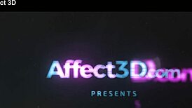 Officer on dick in 3D futanari animation, wow! 😍