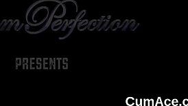 Spicy Bombshell Gulps Cum in Wild Facial Blowbang