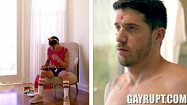 Wow, Pride Stars Dylan Hayes and Ty Roderick in Hardcore Doggystyle Action! Their Big Asses Take a Pounding.