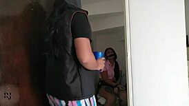 I enjoy shaved pussy licking from latina prostitute in femdom session.