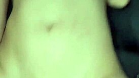 teen brunette argentinian takes creampie in tight petite ass during anal pounding