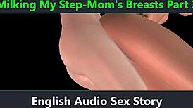Milking my step-mom's breasts part three.