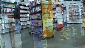 Chiquita Lopez picks up guys at the video house and has hardcore sex in the car