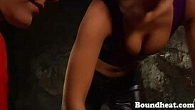 Beautiful Drowsy Slave Awoken to Beating and Mistress Training