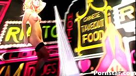 atomic blonde cutie dolorian takes big cock anal in fishnets 😍