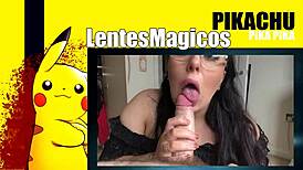 Chubby Girl in Glasses Swallows Every Drop After Epic Blowjob