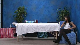 A private massagist provides a relaxing massage