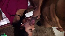 Slim brazilian latina girl lusts after the ebony pornstar actor.