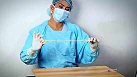 medical glove fetish asmr by dominafire