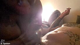 BBW Wife Sucking Monster Cock in Amateur Couple Cumshot Scene
