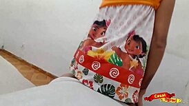 Teen Thai amateur corrupted and harassed by stepdad bareback