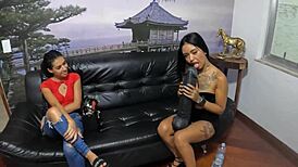 Bastidores of Millena Gomes in Wild Group Assfucking Scene