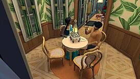 Part 2 - Desi Saree Widow Aunty Shweta... umm, bent over doggystyle!