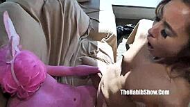 korean christy love says, i'll swallow that easter bunny dick