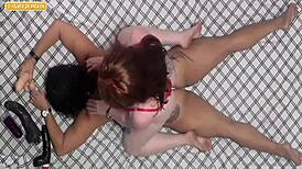 I show best friend lesbian fun with ass licking and monster cock