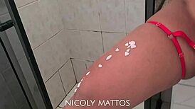 Punheta Guiada - Real Cum Toy in Action