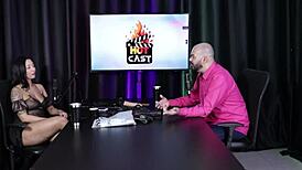 i'm excited about our three partners creating content with black models in sheer red lingerie