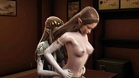 Puppet Princess Zelda fills futuristic Princess Zelda into 3D porn