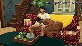 Part 2 - Desi Saree Widow Aunty Shweta... umm, bent over doggystyle!