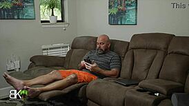 Ghostface Fucks Hairless Pussy In Lingerie With Cumshot