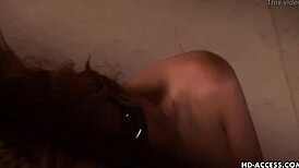 The naughty shaved Asian pornstar FUCKS herself with a DILDO in wet masturbation!