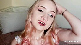 Aurora's Solo Teasing In Underwear