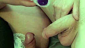 Damn, Watch Hot Trannies Frottage And Explode With Cum!