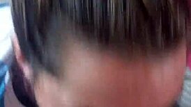 Blonde Cum Eater Craves a Liquid Lunch