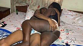 Fat Ass Bitch with Torn Pants Rides Huge BBC Solo in Wet Pussy Action